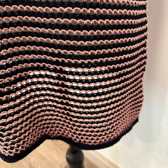 Zara knit SZ S swim  cover up top dress EUC striped knit pattern - Picture 4 of 9